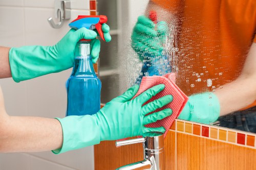 Sparkling clean office environment